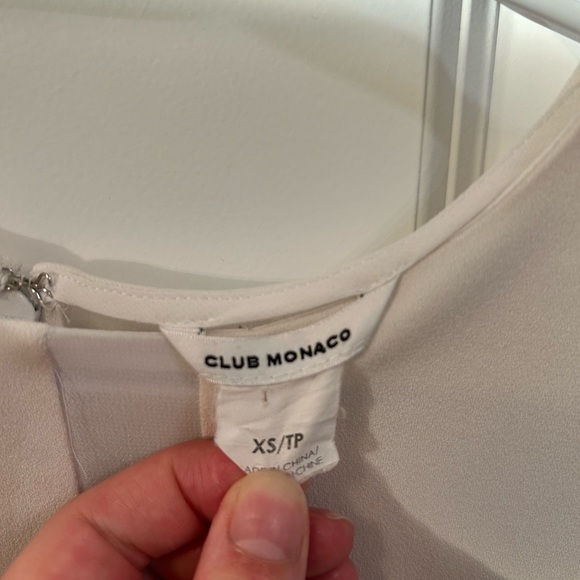 Club Monaco white blouse - Picture 6 of 8